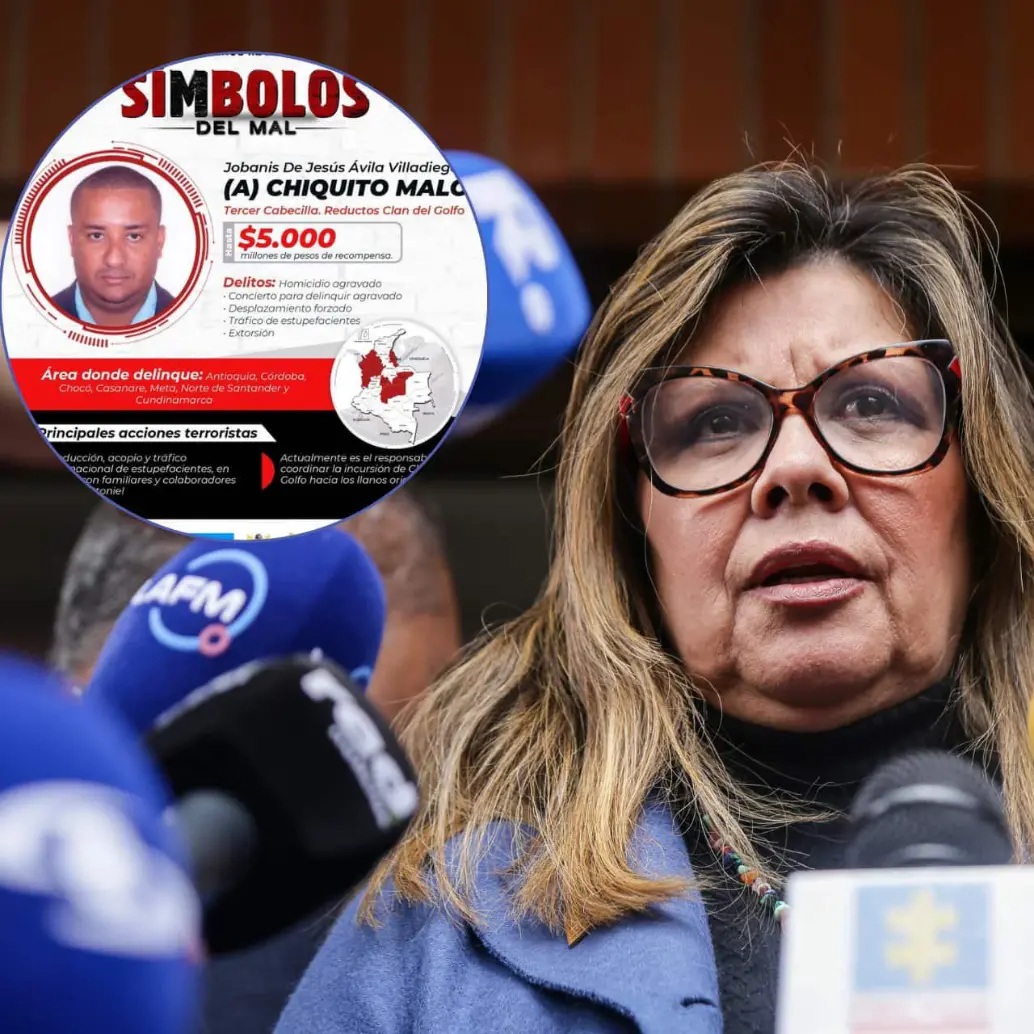 Fiscal General Luz Adriana Camargo sobre extradición del jefe del Clan del Golfo, alias Chiquito Malo. Foto: Colprensa