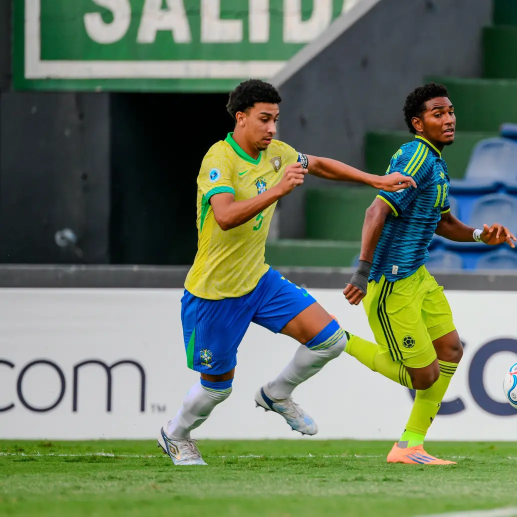 Colombia superó contundentemente a Brasil para llegar a la final del Sudamericano. FOTO FCF