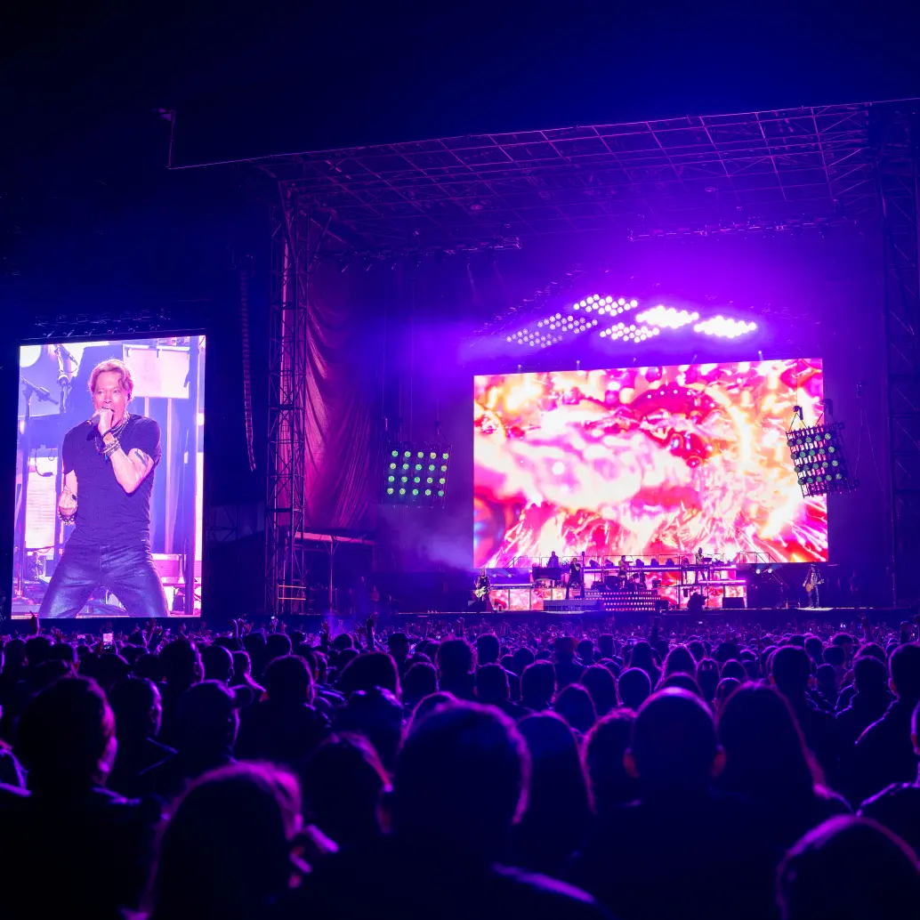 Un show memorable fue el de Guns N’ Roses en Bogotá, el turno es para Medellín el próximo sábado 11 de octubre. FOTO: Cortesía Guns N’ Roses