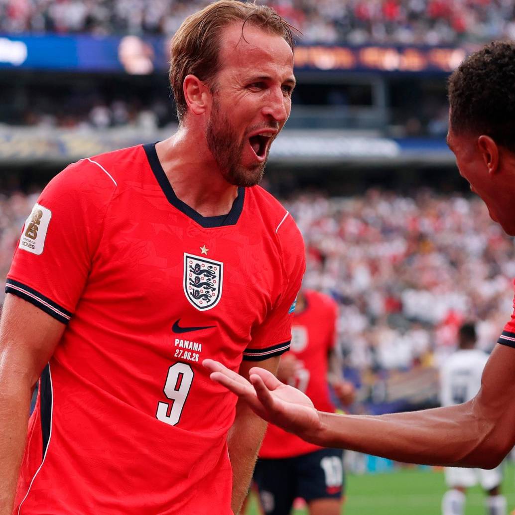 Inglaterra con Harry Kane y Jude Bellingham como estandartes juega contra Congo. FOTO: <b>X England</b>
