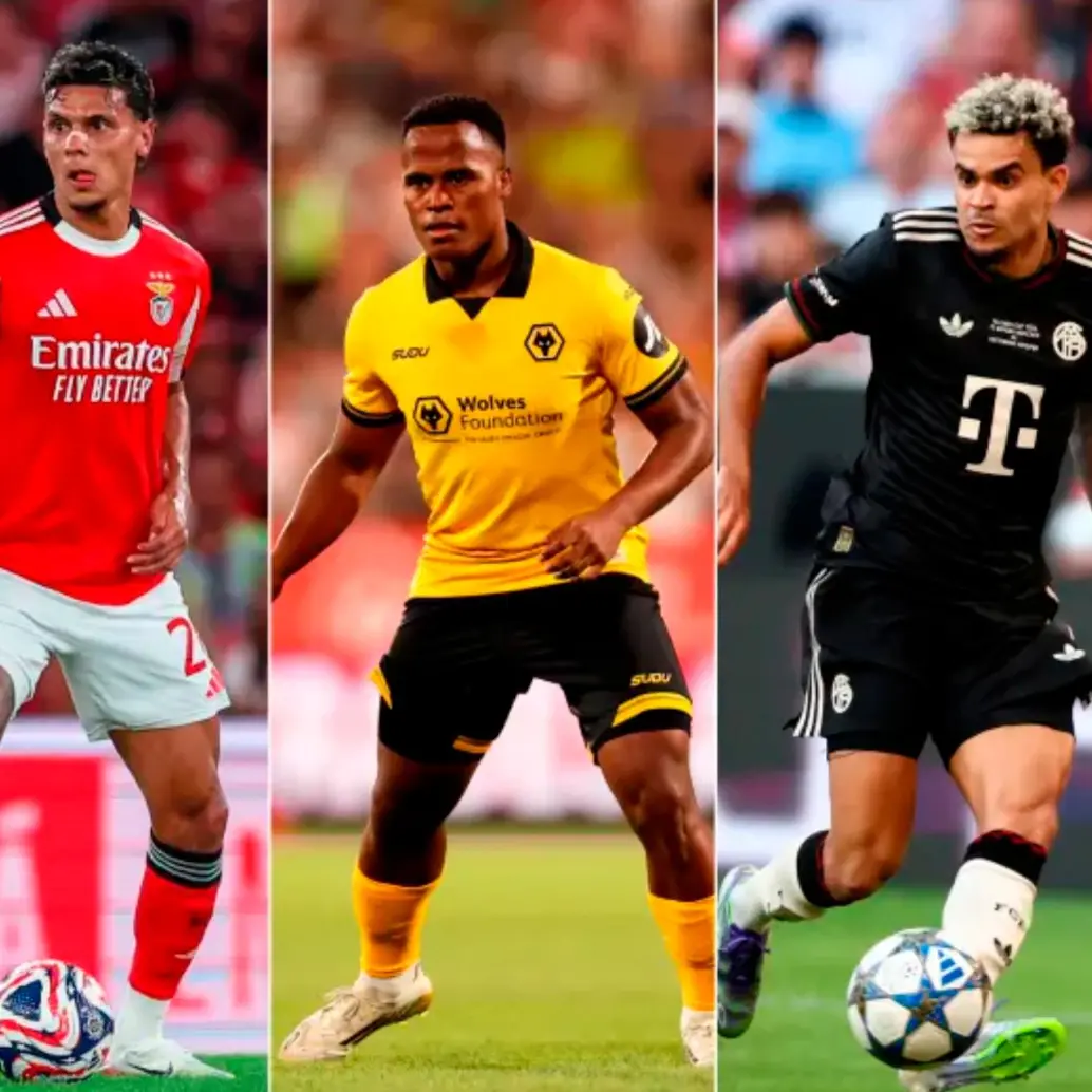 Los colombianos Richard Ríos y Jhon Arias llegaron recientemente al fútbol europeo después de brillar con equipos “grandes” de Brasil. FOTOS: GETTY 