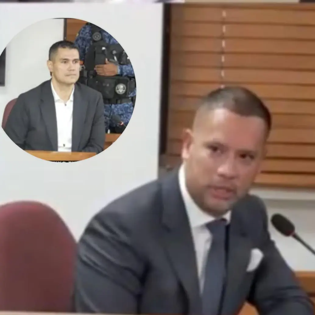 Diego Cadena en juicio por soborno a testigos. Foto: captura de video