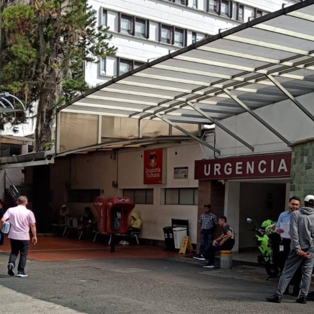 Fachada del área de urgencias del Hospital Manuel Uribe Ángel en Envigado. FOTO: Cortesía