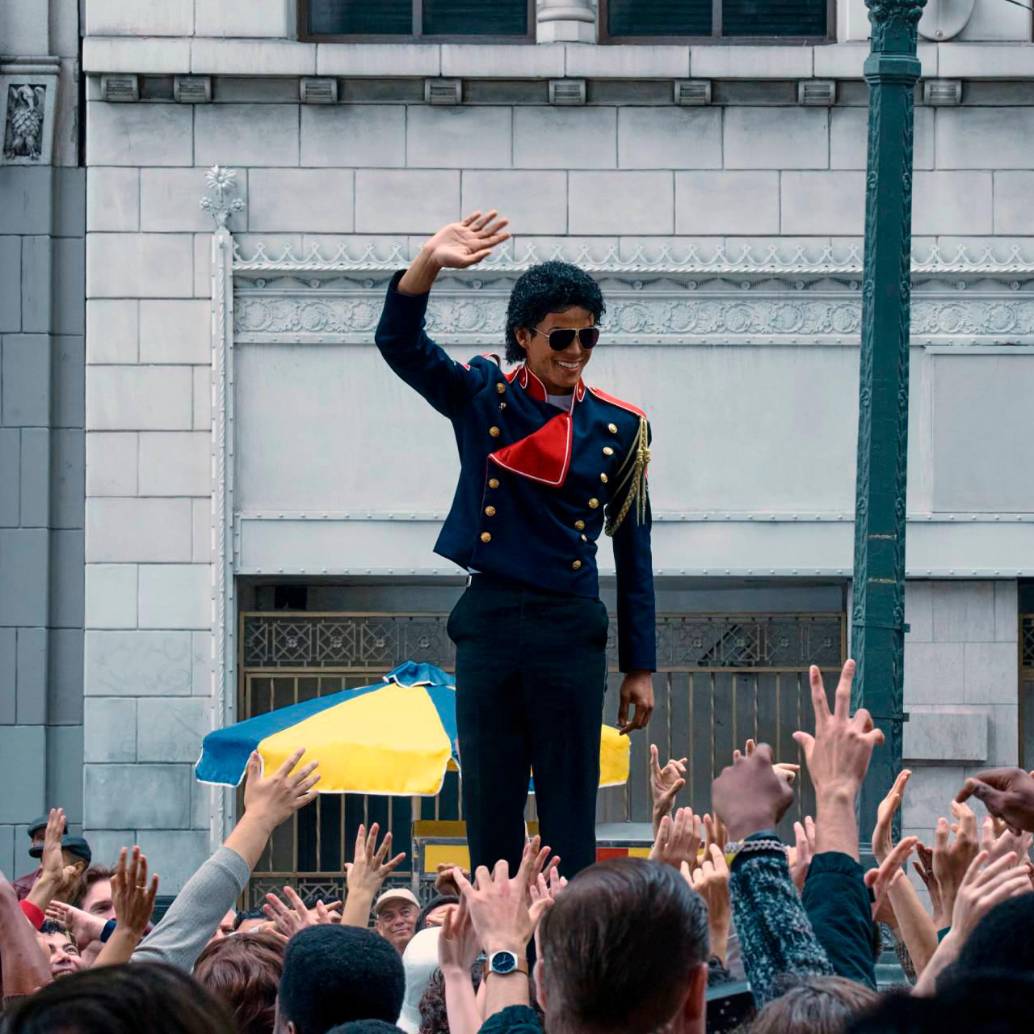 Jaafar Jackson interpreta a su tío Michael en la película biográfica del Rey del Pop. FOTO Cortesía Universal Pictures