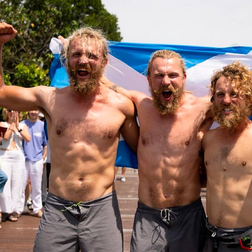 La transformación de los hermanos escoceses tras remar más de 7.400 kilómetros sin asistencia. Foto Instagram Hermanos Maclean 