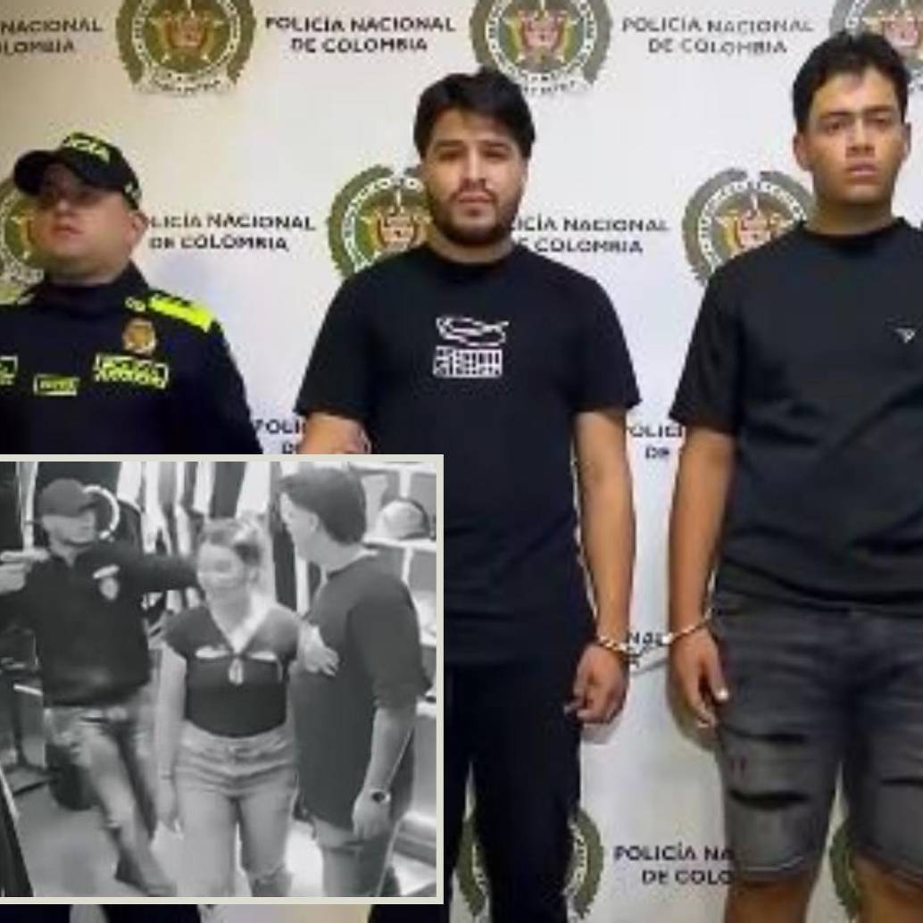 Los hombres de 18 y 23 años están vinculados a por lo menos cinco atracos. FOTO: imagen tomada de redes