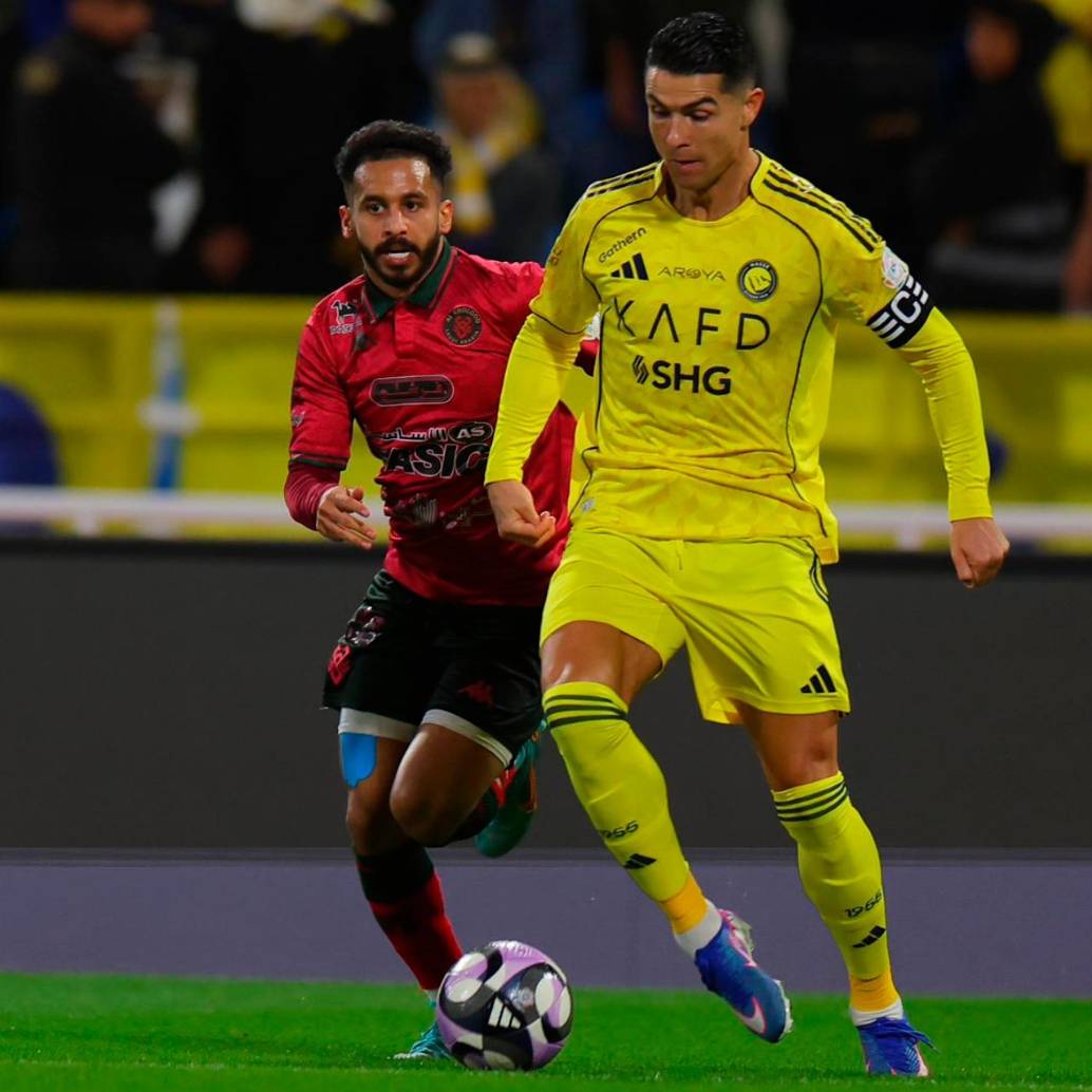 El futbolista portugués Cristiano Ronaldo es la gran figura del equipo saudí Al-Nassr. Está cerca del récord de mil goles. Foto: tomada del x de Cristiano Ronaldo