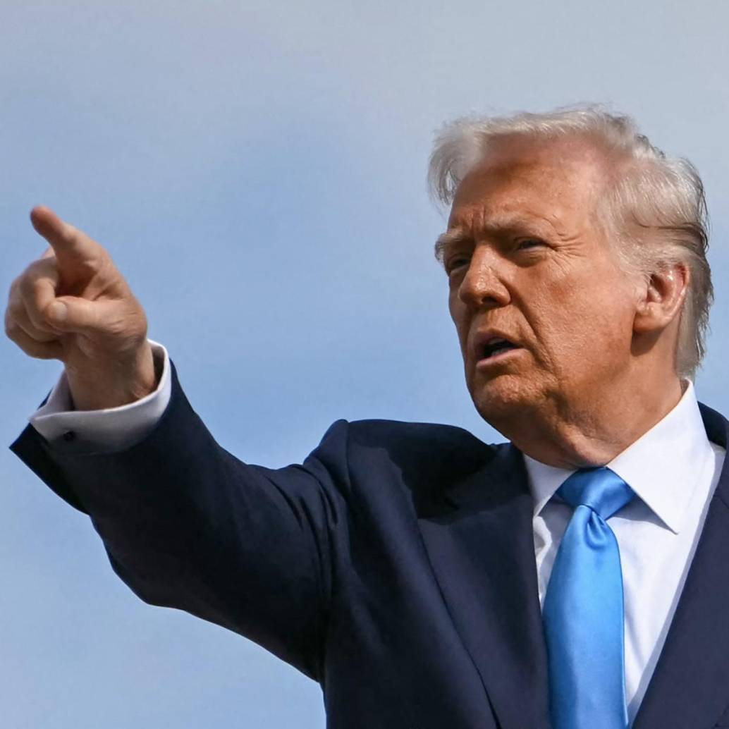 El presidente de Estados Unidos, Donald Trump. FOTO: AFP