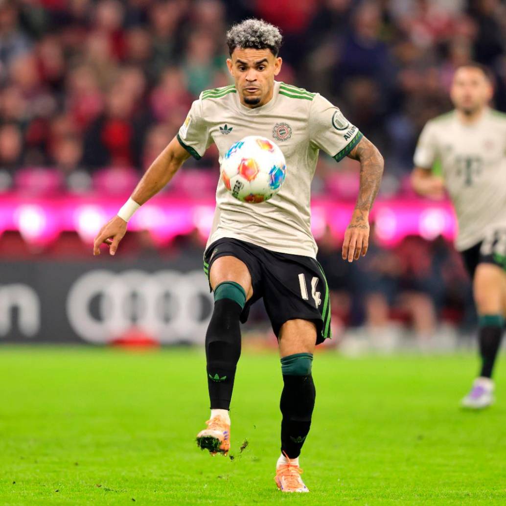 Luis Díaz, jugador colombiano de Bayern de Múnich. FOTO GETTY 