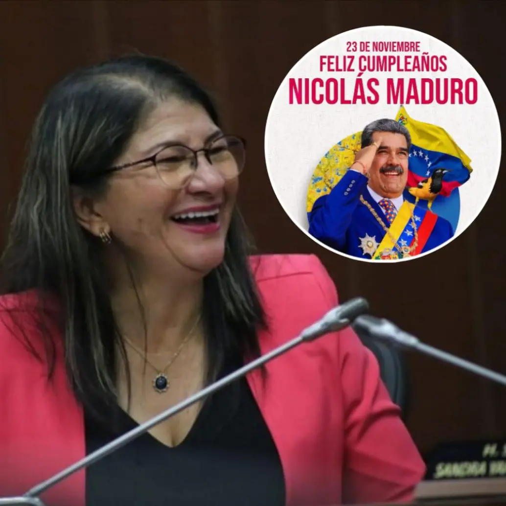 La senadora Sandra Ramírez desató polémica al felicitar en X a Nicolás Maduro y expresarle su respaldo político. FOTO: Colprensa, redes sociales. 