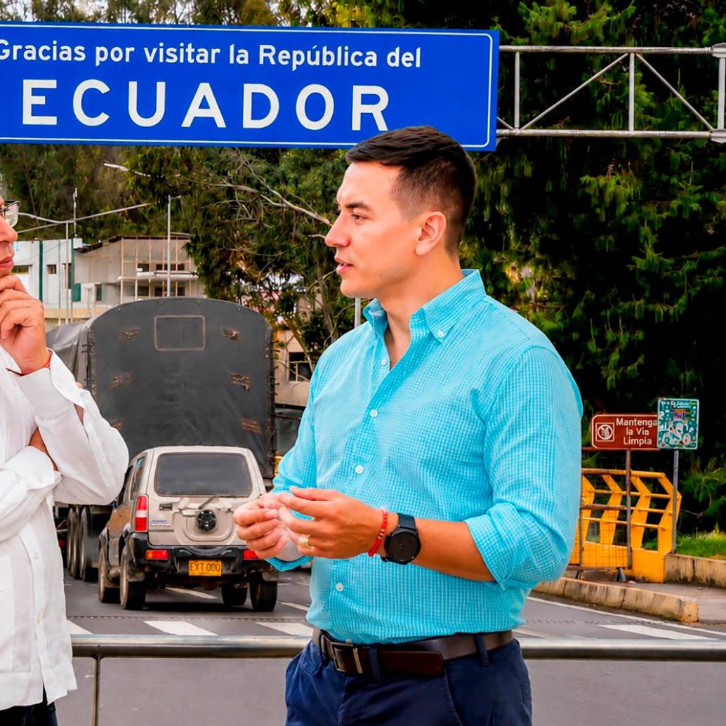 La eliminación de aranceles entre Colombia y Ecuador desató una controversia diplomática que expertos atribuyen más a provocación política que comercial. FOTO AFP Y PRESIDENCIA
