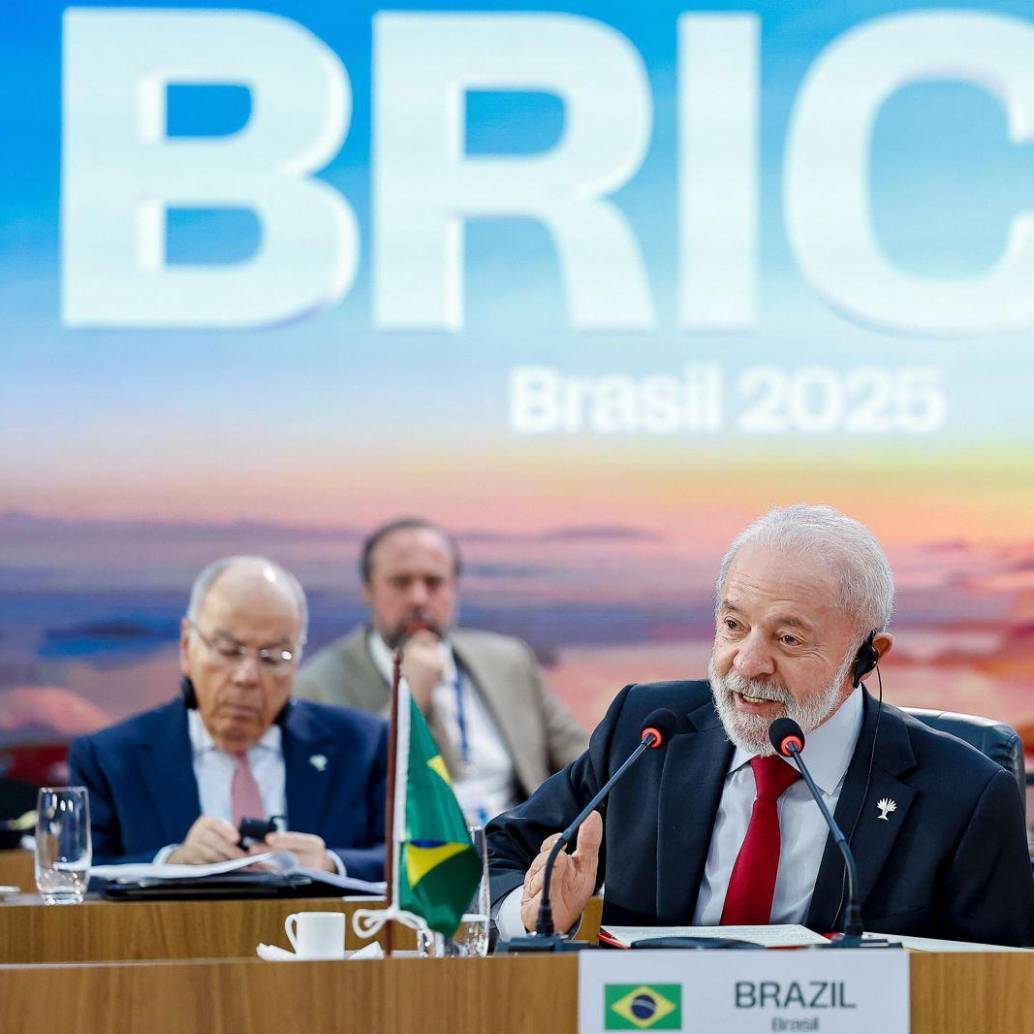 Luiz Inácio Lula da Silva, presidente de Brasil, en la cumbre de los Brics. FOTO: @LulaOficial