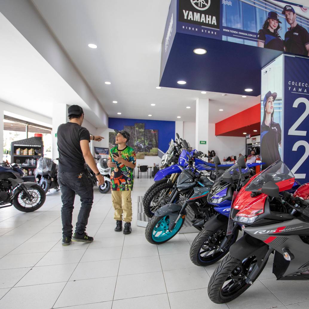 Durante octubre de se registraron en el país 98.789 motocicletas nuevas. FOTO EL COLOMBIANO