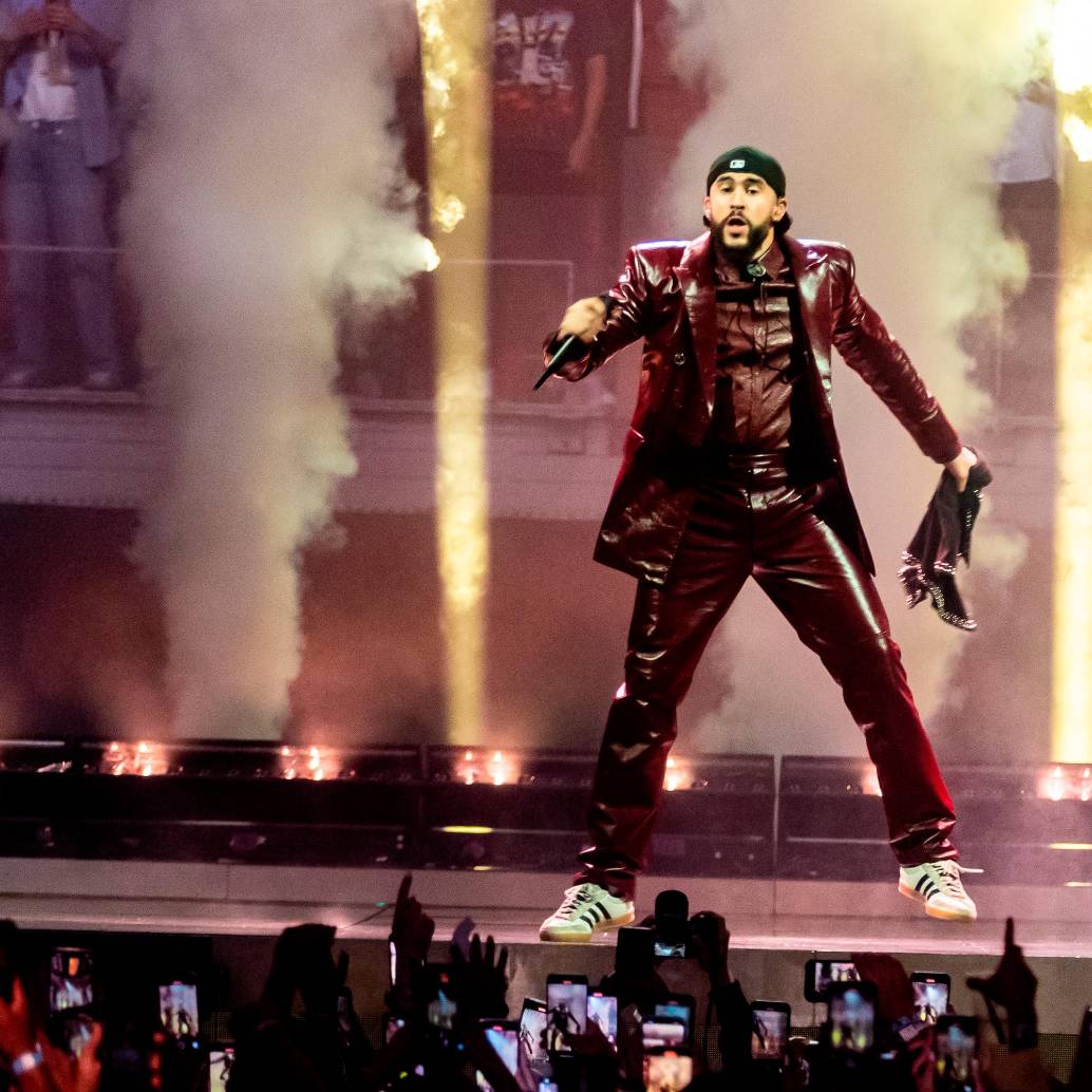 Benito Antonio Martínez Ocasio, conocido con el nombre de Bad Bunny, se presentará el viernes, sábado y domingo en el Atanasio Girardot. Foto Getty.