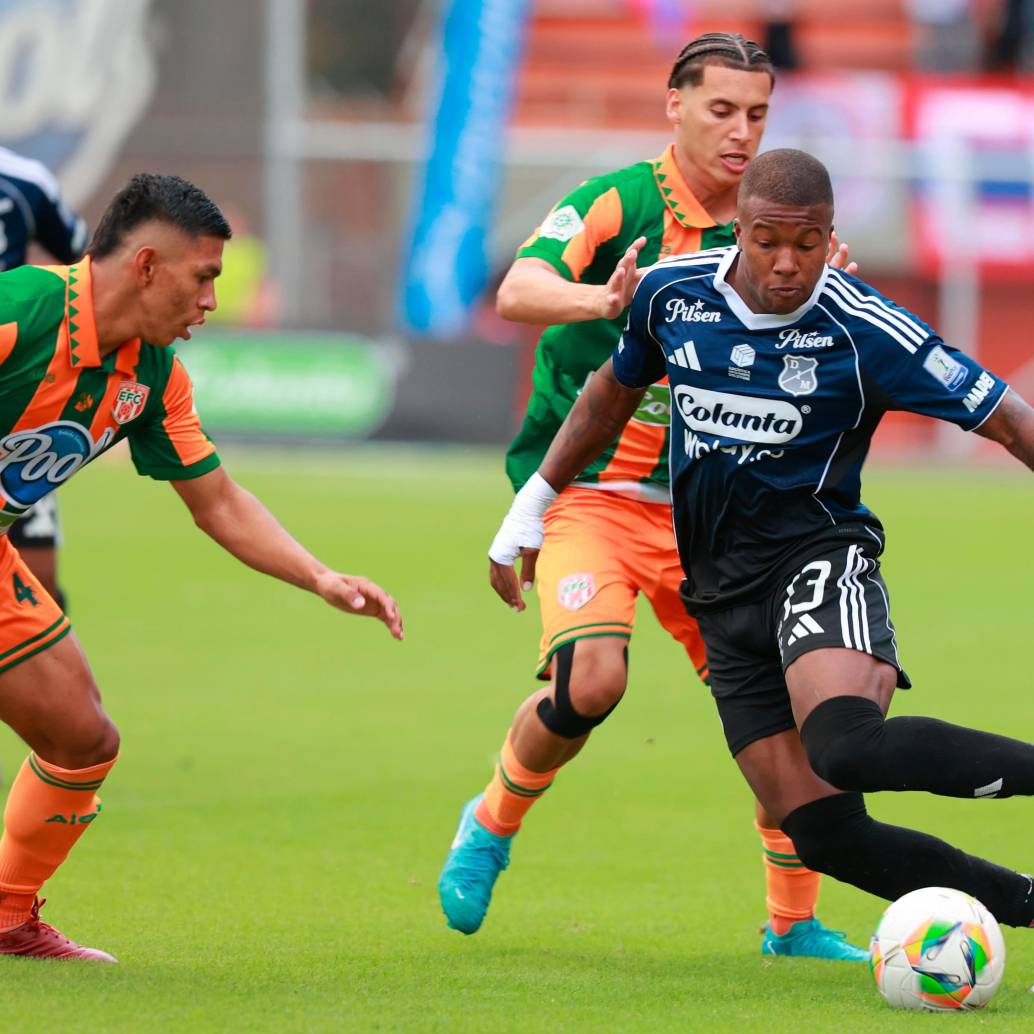 El futbolista Francisco Chaverra es una de las figuras del Medellín para buscar la final de la Copa Betplay 2025. Foto: Manuel Saldarriaga