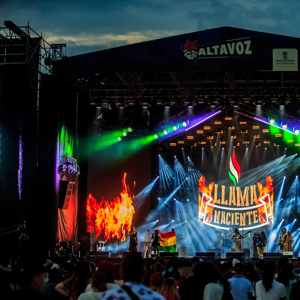 Altavoz es el festival musical más importante del calendario de Medellín. Foto: EL COLOMBIANO.