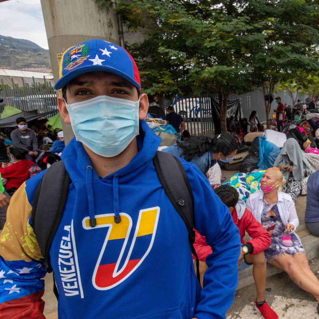 Migrantes venezolanos llegando a la terminal de transporte de Medellín. <b><span class="mln_uppercase_mln"> </span></b>FOTO<b><span class="mln_uppercase_mln"> El Colombiano</span></b>