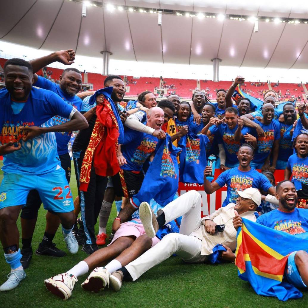 La selección de RD Congo confirmo su cupo en el Mundial al vencer en el repechaje a Jamaica. FOTO: Getty