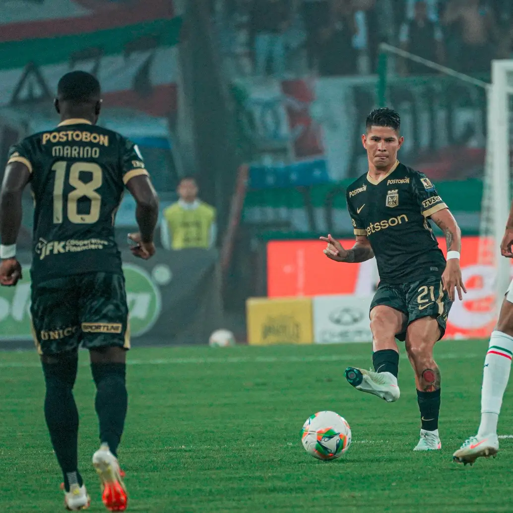 En la imagen aparece Jorman Campuzano, uno de los más destacados del club verde en la campaña. FOTO ATLÉTICO NACIONAL