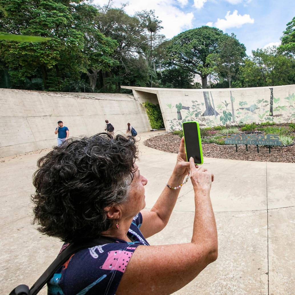 Al Jardín Botánico se puede llegar en metro, la estación Universidad está a un minuto de la entrada principal. FOTO: EL COLOMBIANO