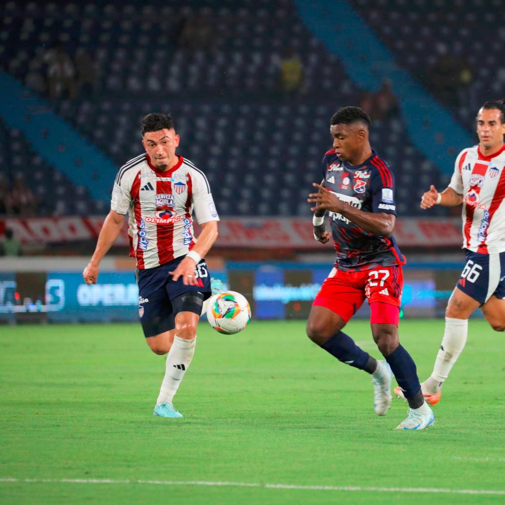 DIM recibe al Junior en el Atanasio Girardot por la fecha 4 de los cuadrangulares semifinales. FOTO COLPRENSA