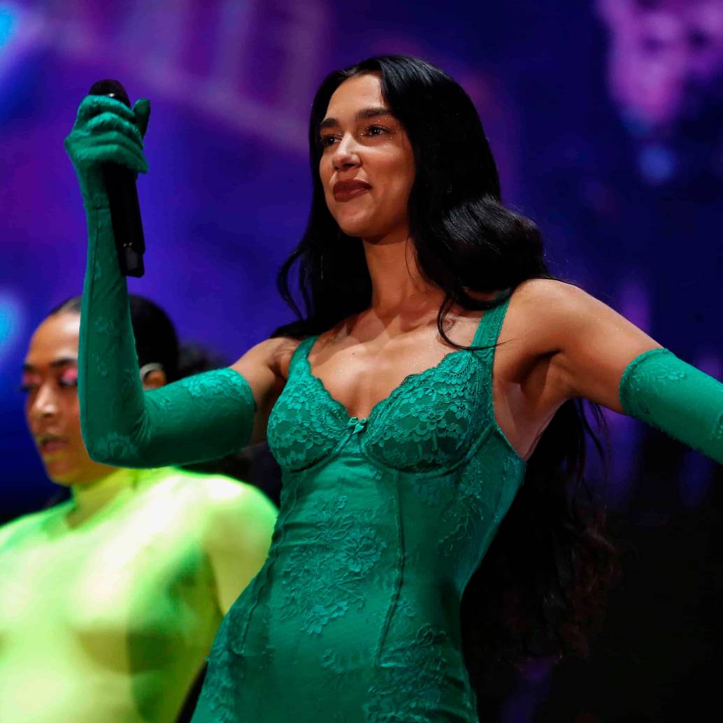 Dua Lipa estuvo en concierto en Colombia en 2022. FOTO: Colprensa