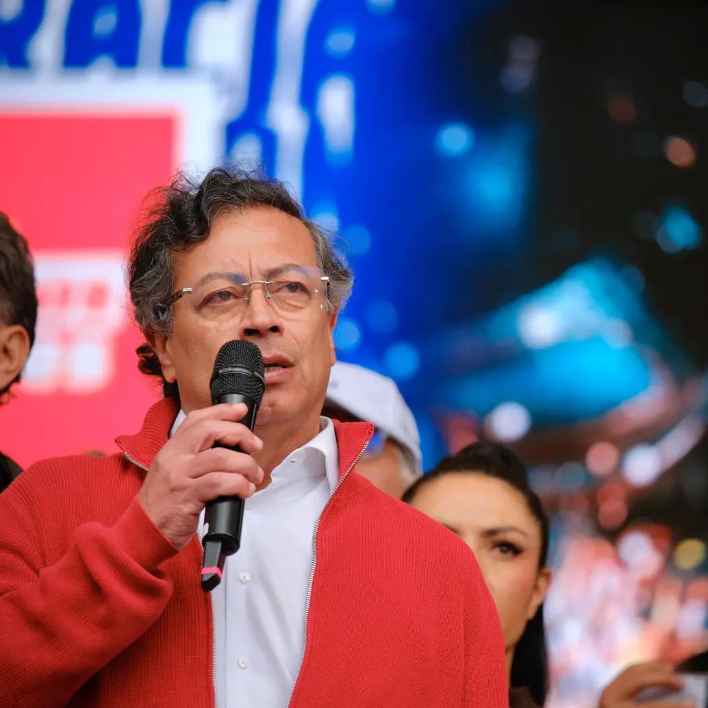 Gustavo Petro prometió mantener la movilización social en las calles. FOTO CORTESÍA 