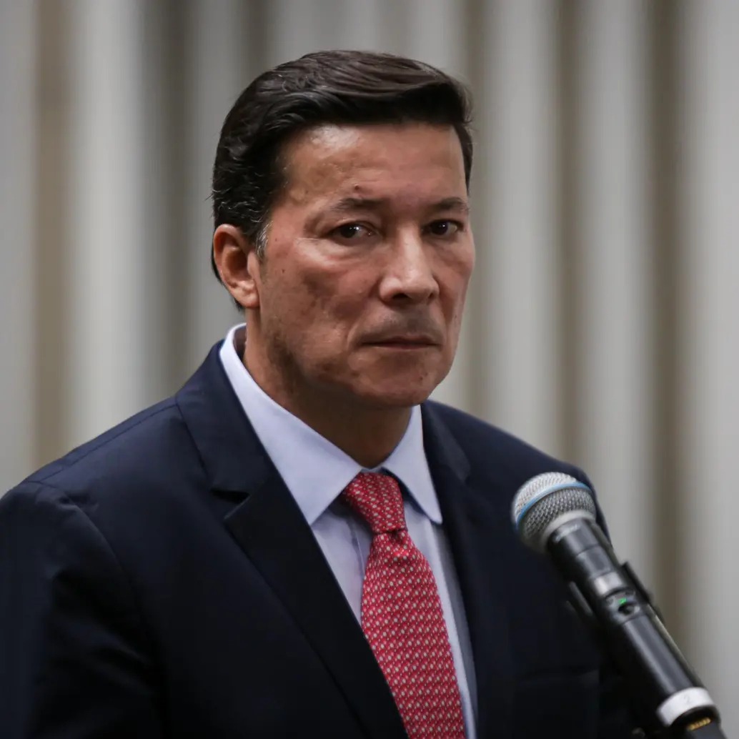 El registrador nacional Hernán Penagos detalló que los resultados del preconteo sólo se comenzarán a divulgar el domingo, 31 de mayo, después de las 4:00 p.. m. Foto: Colprensa - Cristian Bayona