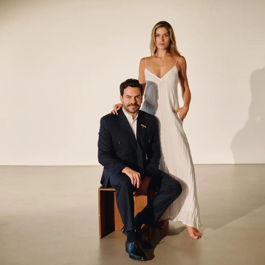 Juan Pablo Socarrás y Laura Tobón entre las últimas pasarelas de Colombiamoda 2025. FOTO Cortesía