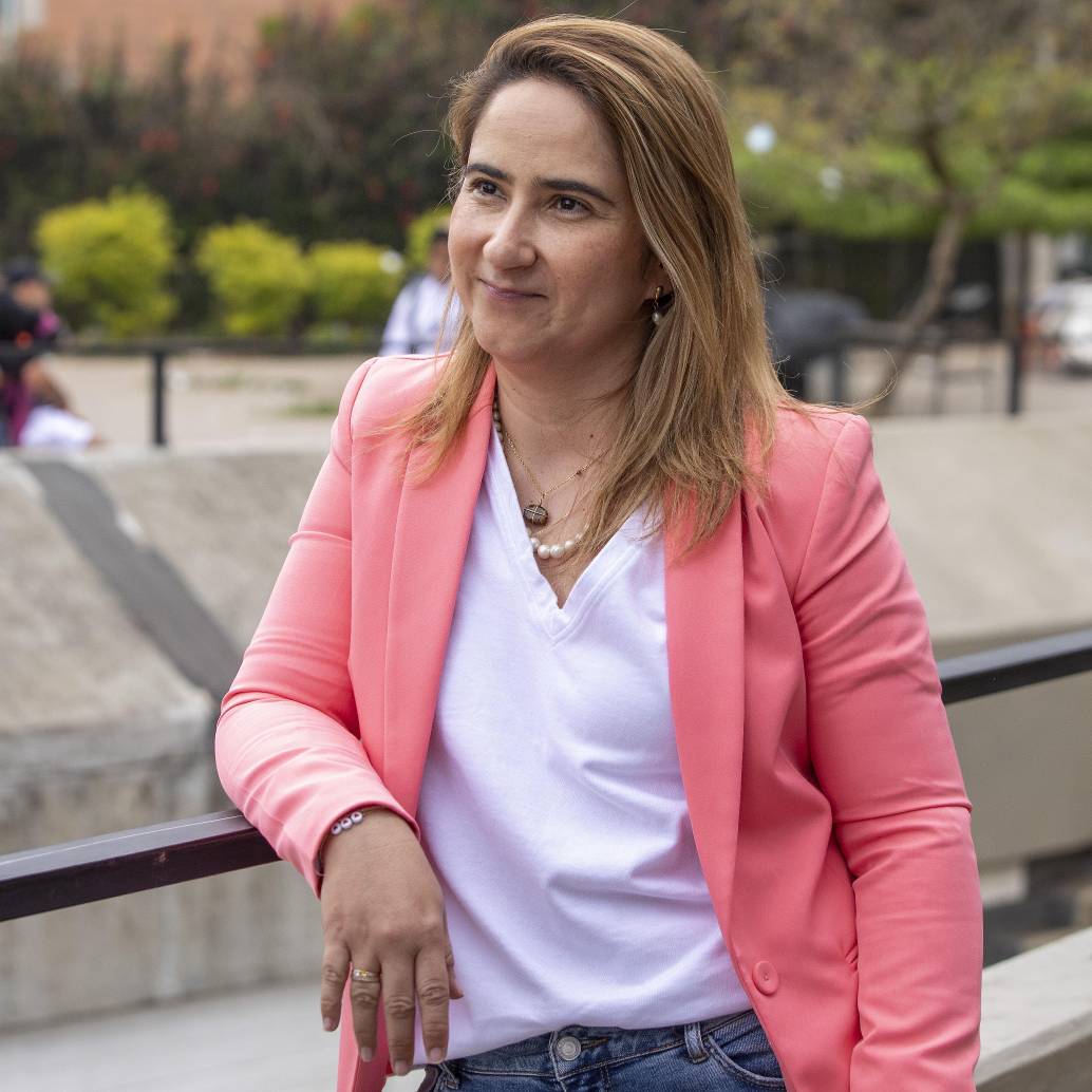 Alexandra Agudelo, exsecretaria de Educación de Medellín, y una de las caras más visibles del escándalo. FOTO: El Colombiano