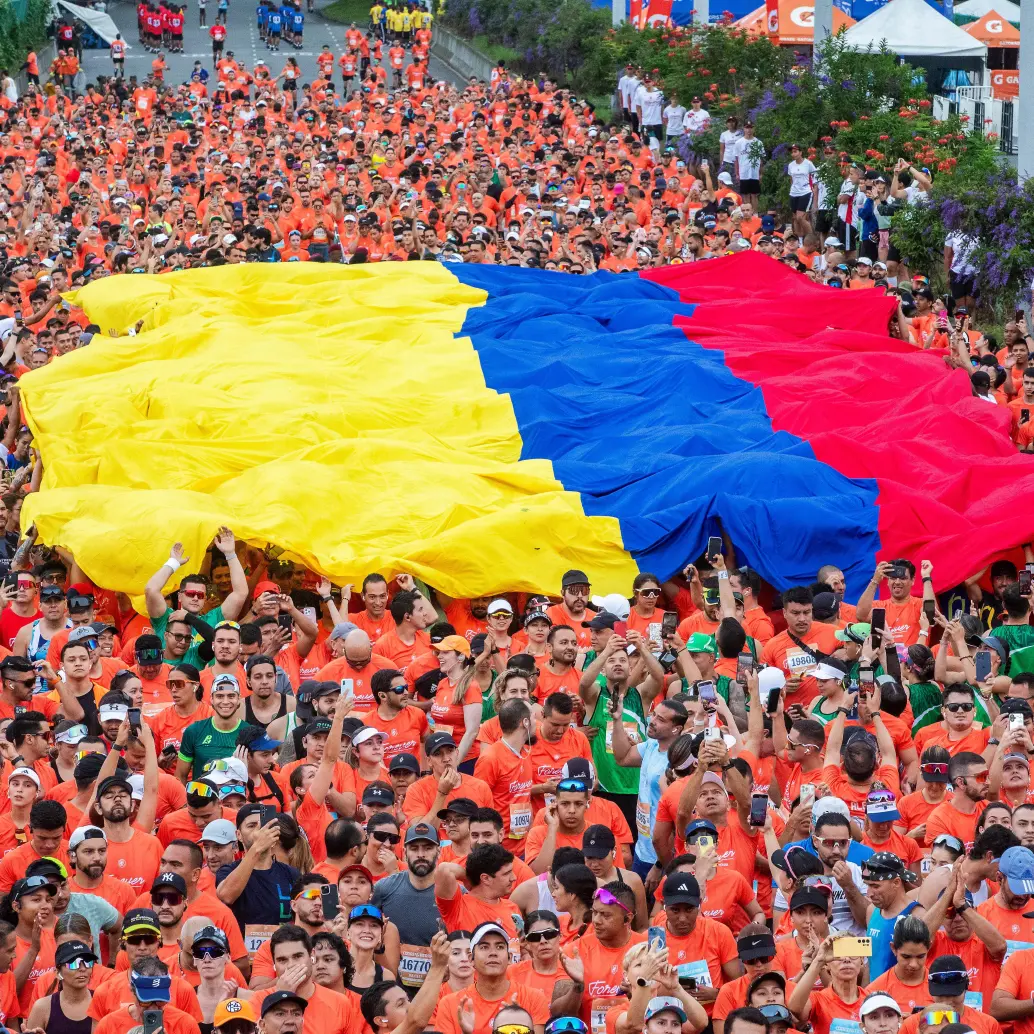 Medellín se consolida como una de las ciudad en las que más se practican running en Colombia. Corre Mi Tierra tendrá la presencia de más de 8.000 participantes. Foto: Esneyder gutiérrez
