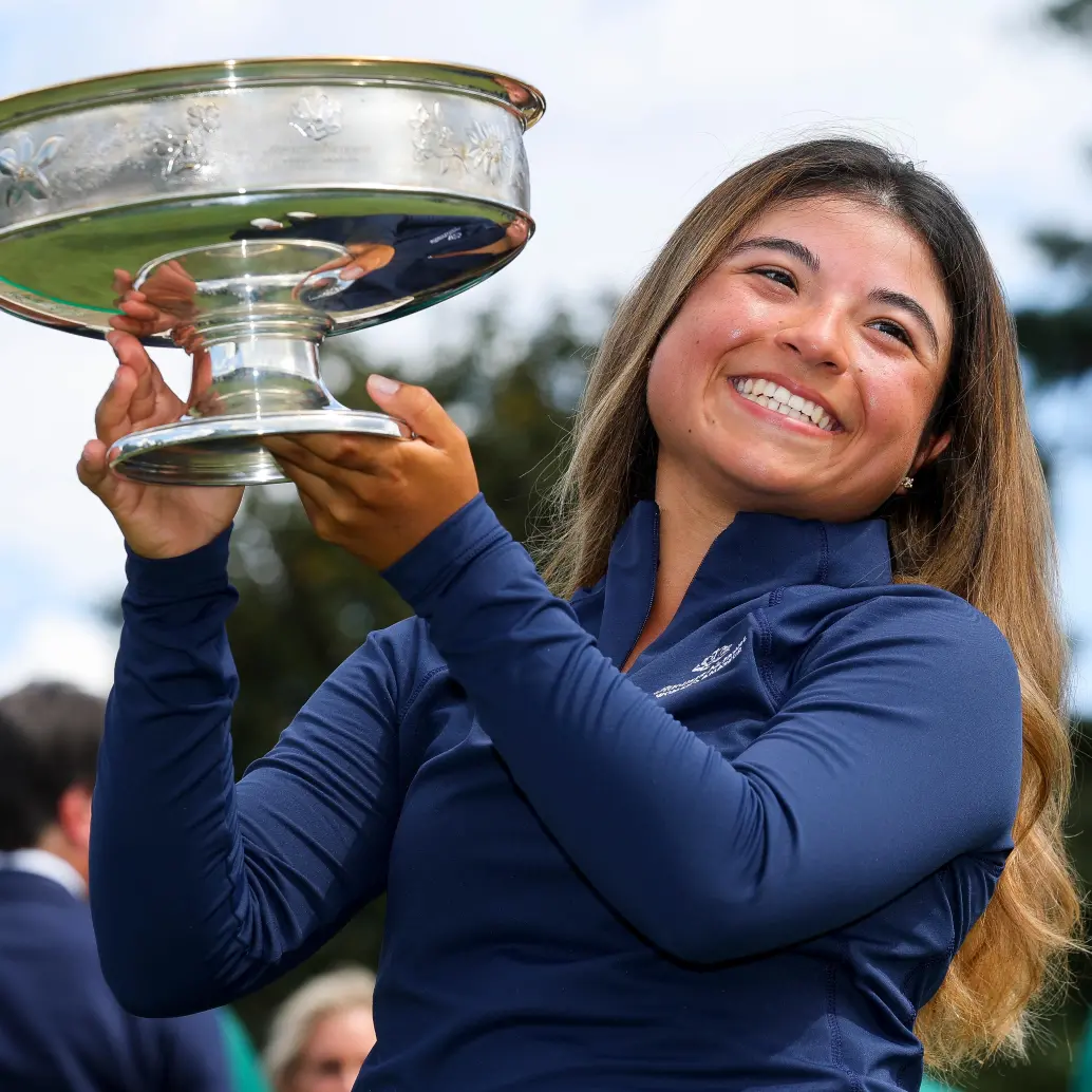 La golfista caleña María José Marín se coronó campeona del Augusta National Women’s Amateur que se disputó en Georgia, Estados Unidos. FOTO GETTY
