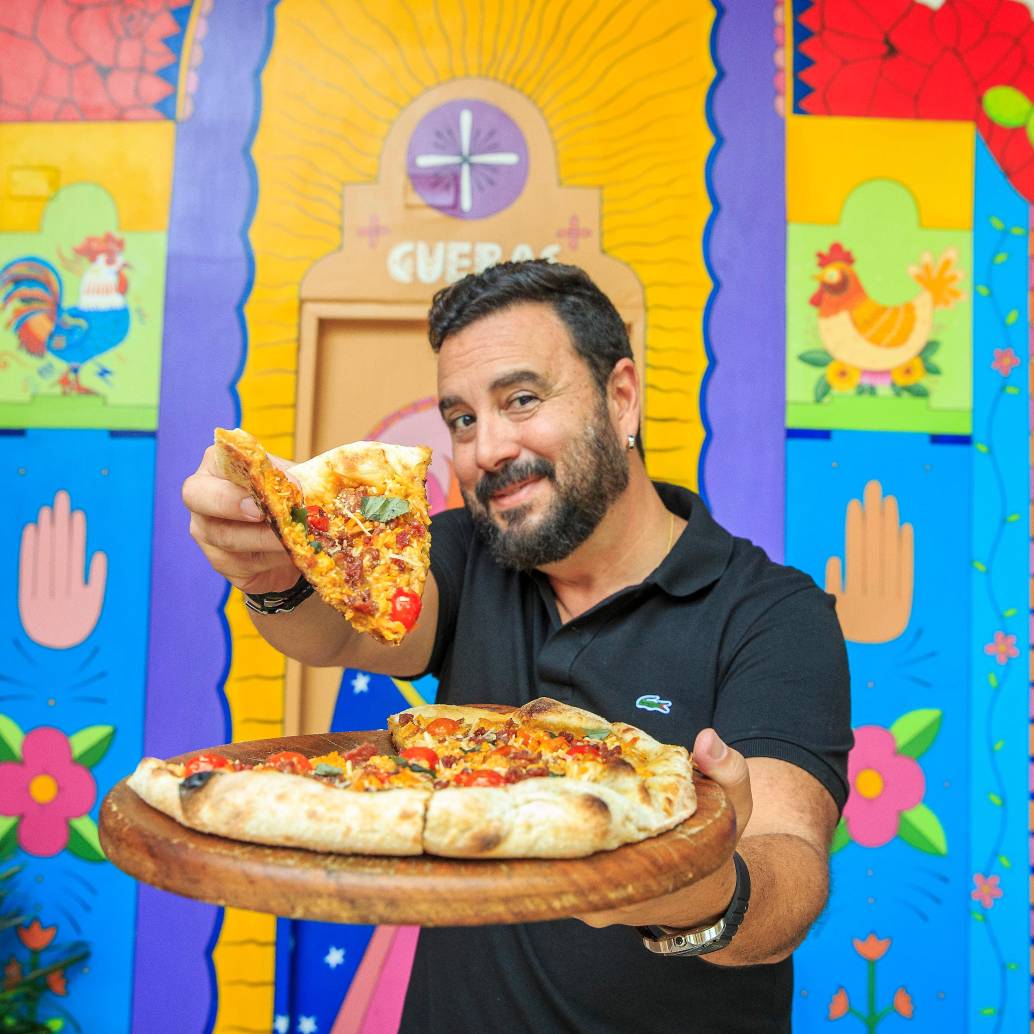 Tulio Zuloaga está feliz con el resultado este año del Pizza Master. FOTO: Camilo Suárez