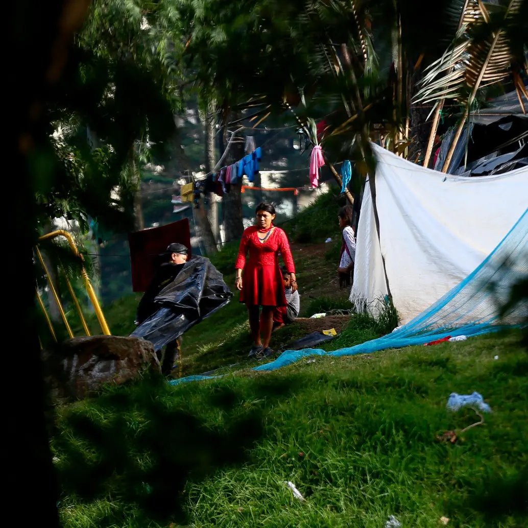 Las comunidades han sido desplazadas de sus resguardos en Risaralda y Chocó. FOTO COLPRENSA 