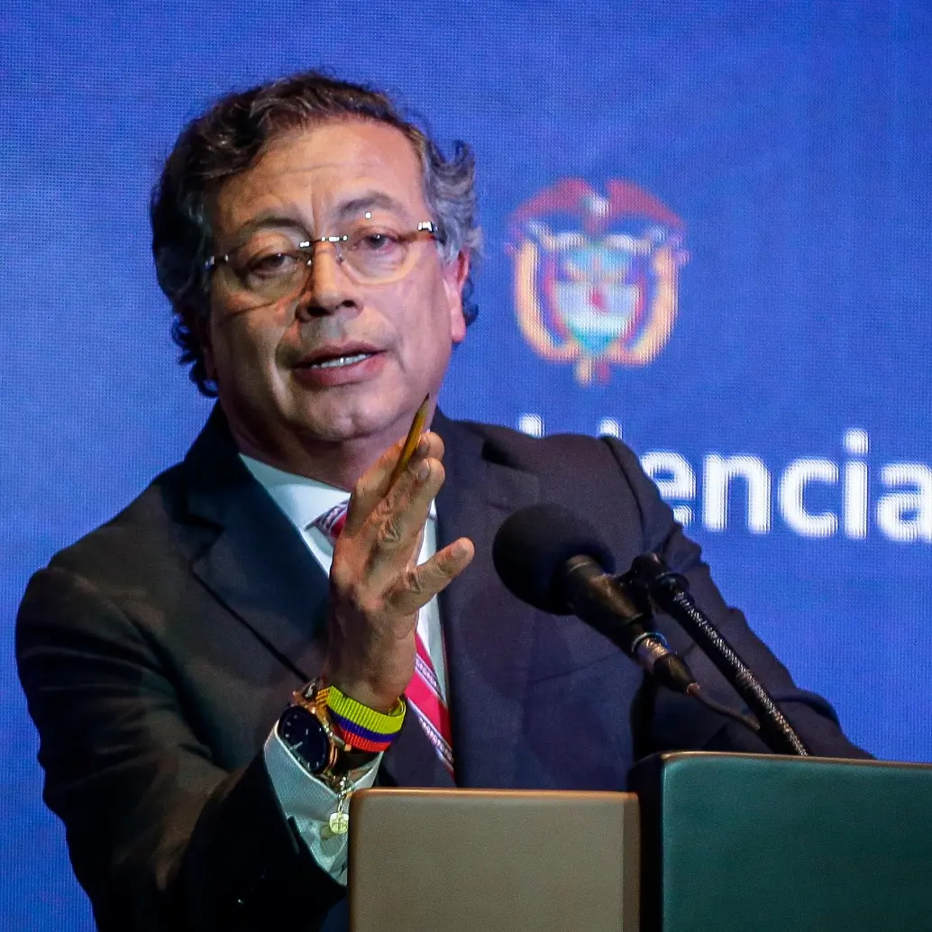 Al presidente de Colombia, Gustavo Petro, se le termina el mandato el próximo 7 de agosto. FOTO: COLPRENSA.