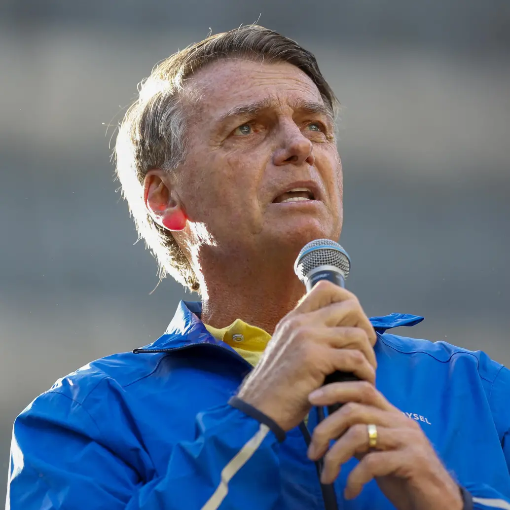 Ex presidente de Brasil, Jair Bolsonaro durante un evento en la ciudad de Sao Paulo. Cortesía, AFP.