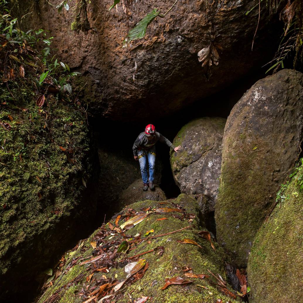 El organal de San Antonio es el más grande en Colombia. Allí se ha hecho un turismo predominantemente pedagógico y científico. FOTO: EL COLOMBIANO