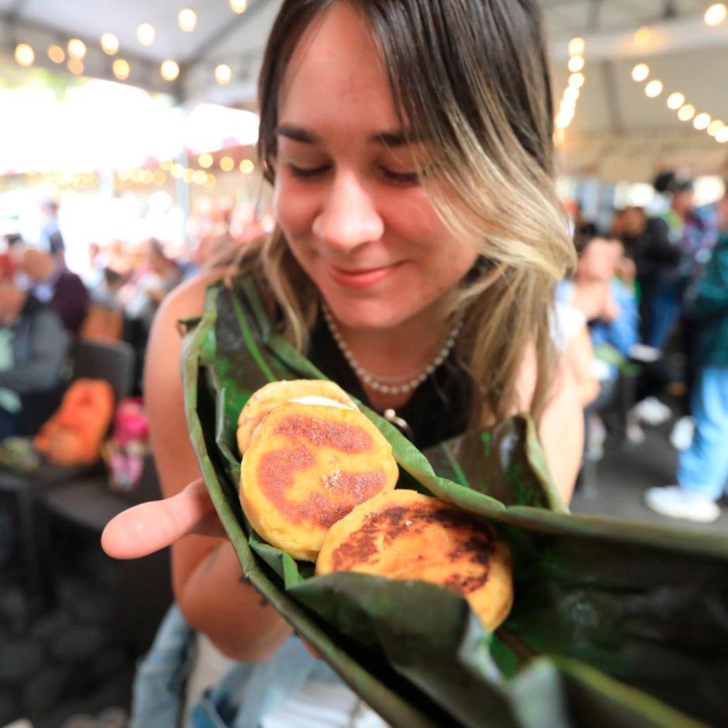Arepa en hoja, sí, otra opción de la gastronomía antioqueña. FOTO Esneyder Gutiérrez