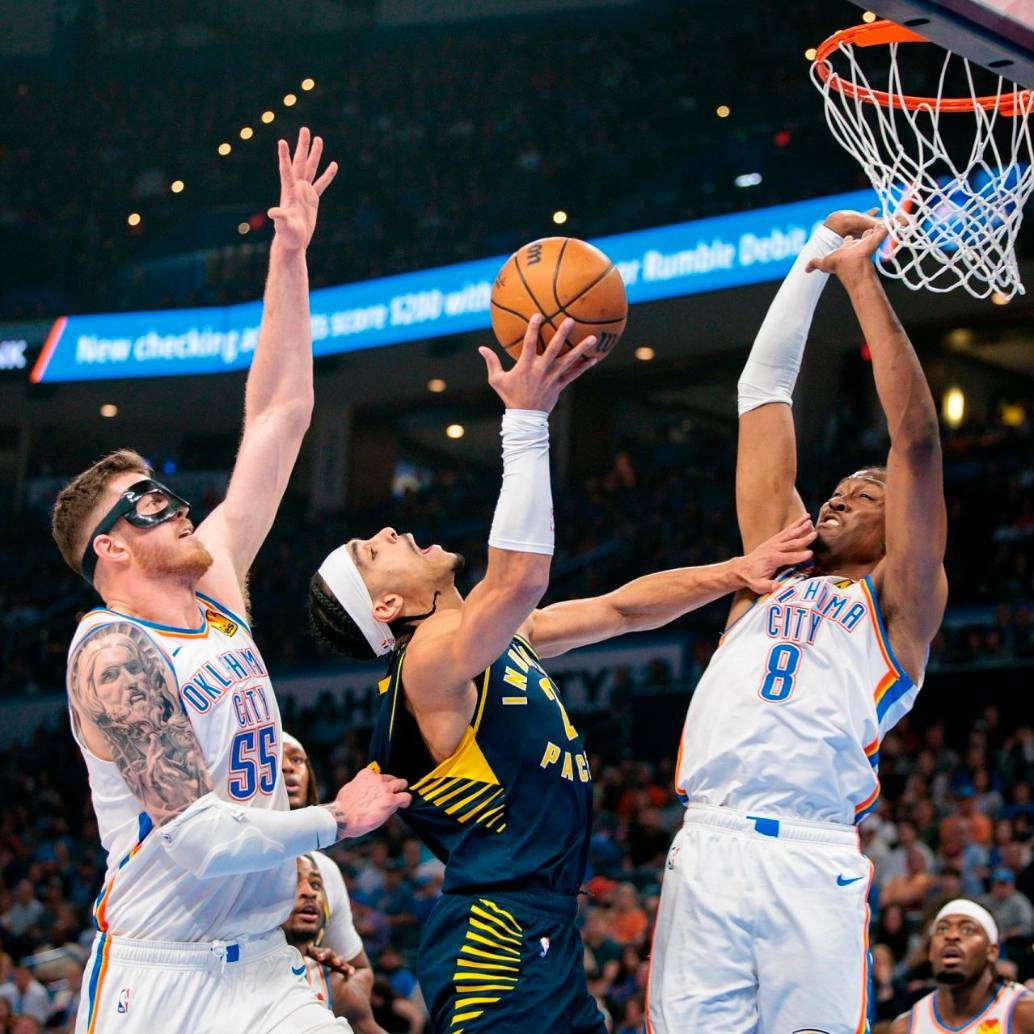 El último enfrentamiento entre ambas franquicias, data del 29 de marzo de 2025, el cual finalizó 132-111 a favor del Thunder de Oklahoma. FOTO: Getty