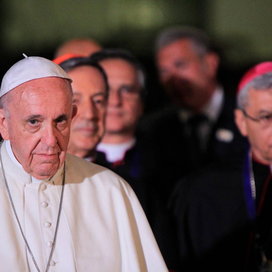 El papa se solidarizó con los católicos de Tierra Santa, a pocos días de Pascua. FOTO: Colprensa