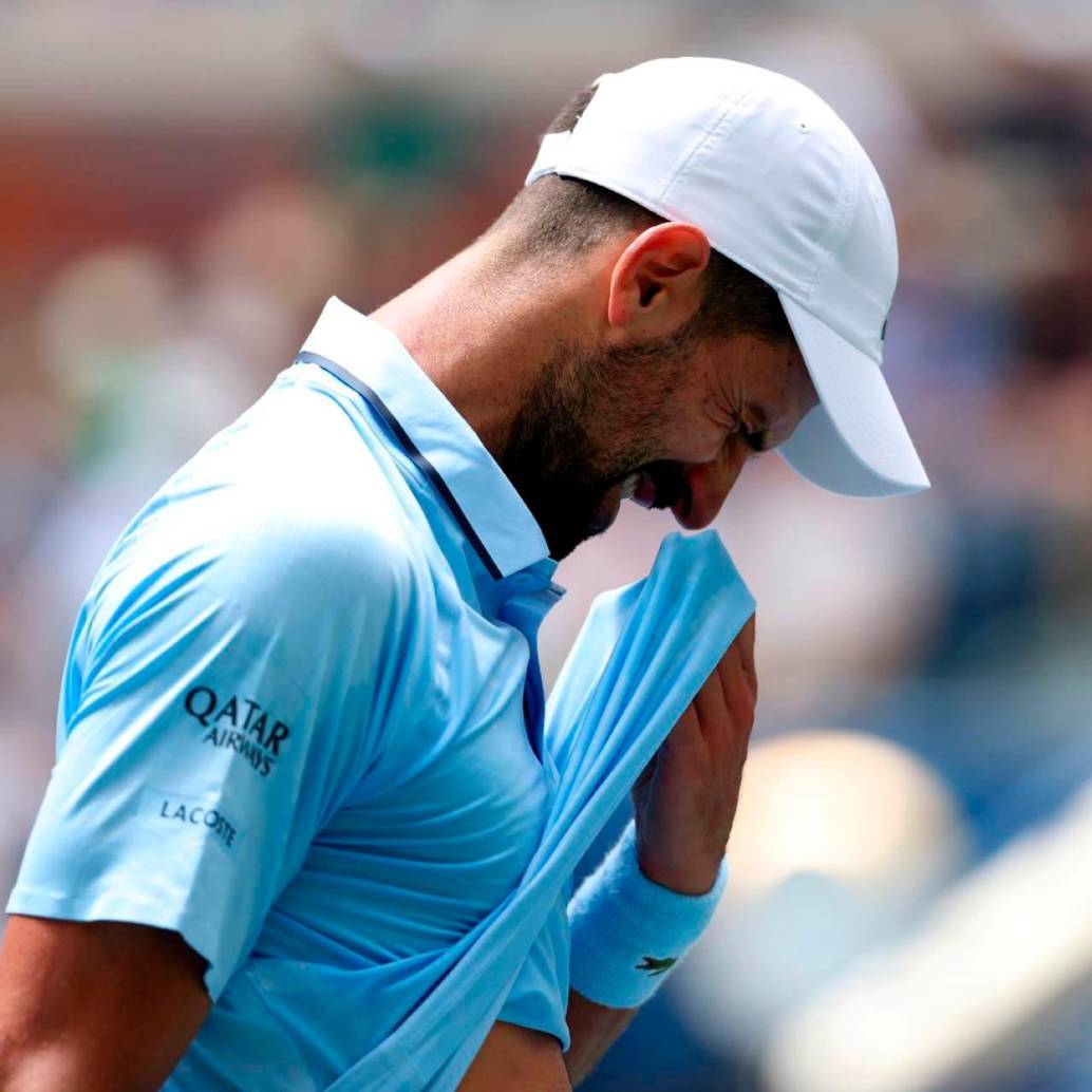 El tenista serbio Novak Djokovic se quejó por el olor de marihuana en todos los espacios donde se disputa el US Open. FOTO GETTY 