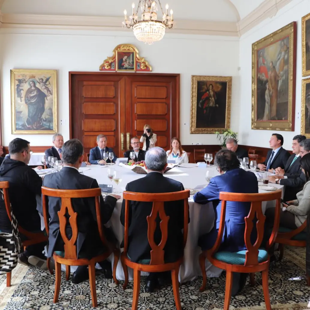 Asistieron Gustavo Petro y Efraín Cepeda, entre otros. <b>FOTO: </b>Presidencia.