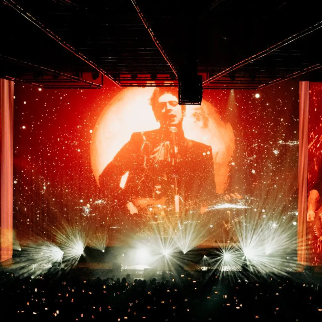 Así se vio el show de Soda Stereo en Bogotá. FOTO Cortesía Manuela Uribe