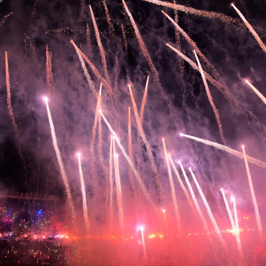 Recibimiento de los hinchas a Racing en el partido frente a Flamengo por la semifinal de la Copa Libertadores. Foto: GETTY. 
