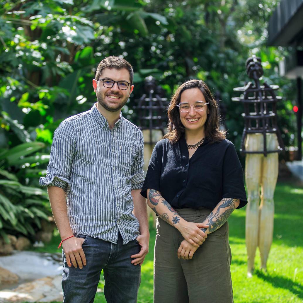 Miguel Aguirre y Laura Restrepo Guzmán son autores jóvenes, publicados por el Fondo de Cultura Económica. FOTO<b><span class="mln_uppercase_mln"> camilo suárez</span></b>