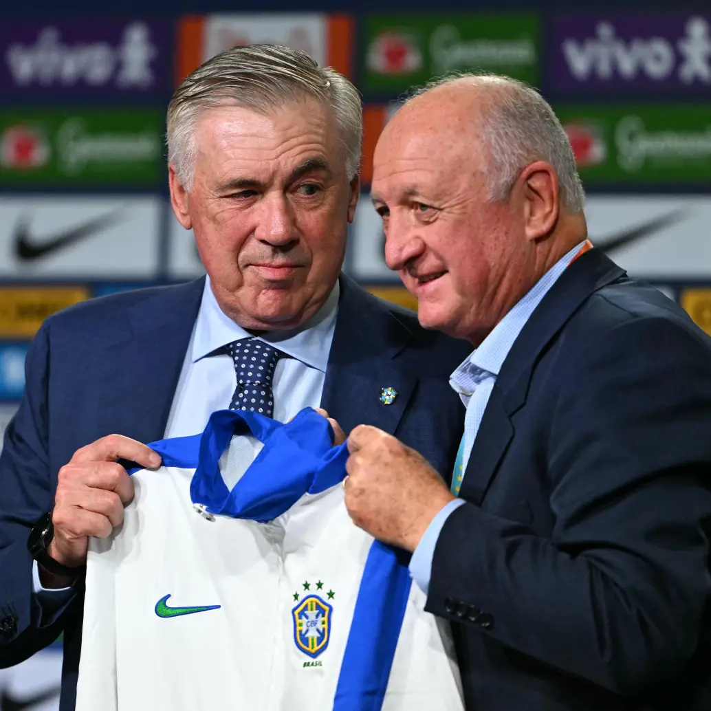 Aunque Ancelotti mencionó a 34 futbolistas brasileños que ha dirigido, la estadística indica que el número ha sido mayor. Foto: AFP