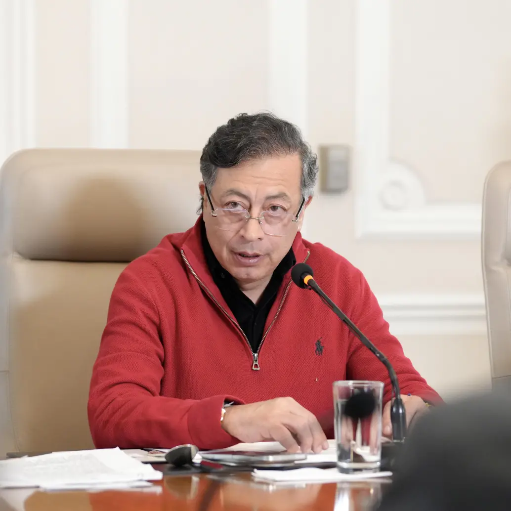 El presidente Gustavo Petro calificó como una “tontería” la actual política monetaria del Banco de la República. Foto: Presidencia