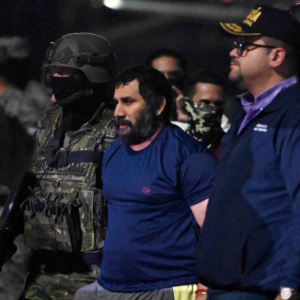 Alias Fito capturado en Ecuador. FOTO: AFP