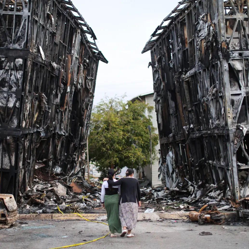 La tragedia provocada por los terremotos superó capacidad de hospitales y morgues. Familias aún no identifican la totalidad de los cuerpos encontrados. Foto: Jesus Vargas/Getty Images