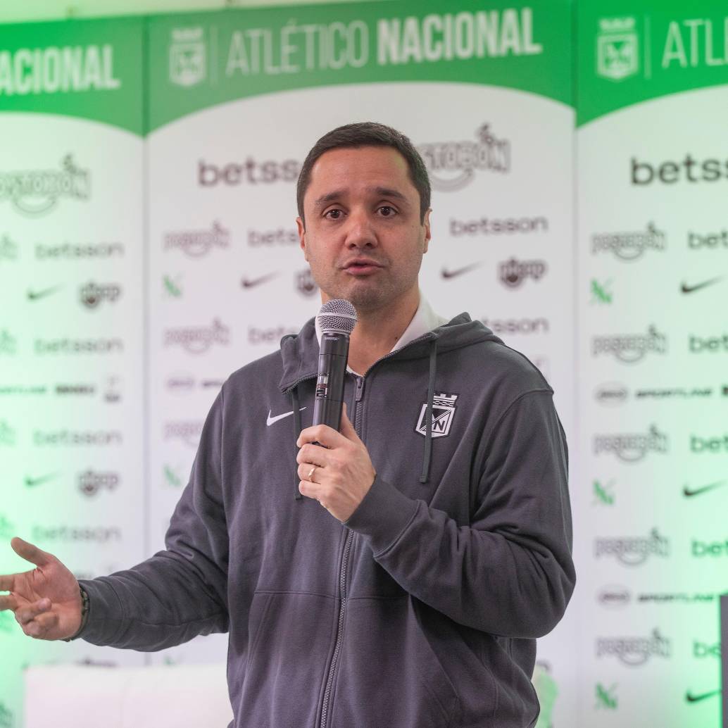 Sebastián Arango Botero, presidente de Atlético Nacional. Foto: Esneyder Gutiérrez Cardona